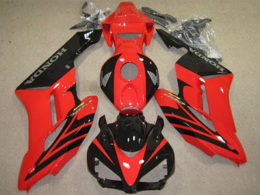 Best 2004-2005 Honda CBR1000RR Motorcycle Fairings - Red Glossy Black Fireblade
