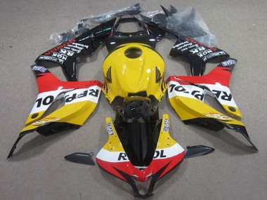 Best 2004-2005 Honda CBR1000RR Motorcycle Fairings - Yellow White Red Glossy Black Repsol
