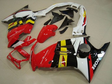Best 1995-1996 Honda CBR600 F3 Motorcycle Fairings - White Red Yellow Glossy Black