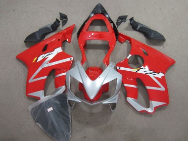 Best 2001-2003 Honda CBR600 F4i Bike Fairings - Silver Red
