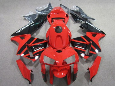 Best 2005-2006 Honda CBR600RR Motorcycle Fairings Kits - Red Black