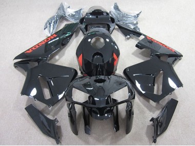 Best 2005-2006 Honda CBR600RR Motorcycle Fairings - Black with Red
