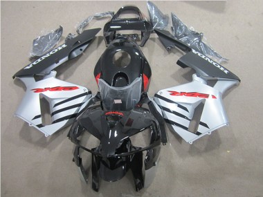 Best 2005-2006 Honda CBR600RR Motorcycle Fairings - Glossy Black Silver Red