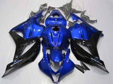 Best 2009-2012 Honda CBR600RR Motorcycle Fairings - Blue Glossy Black