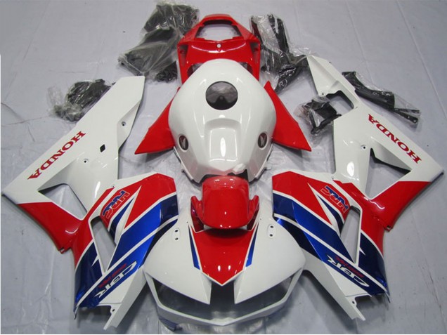 2013-2023 Honda CBR600RR Bike Fairings - White Red Blue HRC