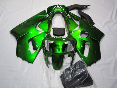Best 2000-2001 Kawasaki ZX12R Motorcycle Fairings - Green