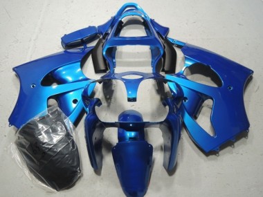 Best 2000-2002 Kawasaki ZX6R Motorcycle Fairing - Blue