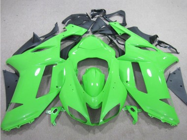 Best 2007-2008 Kawasaki ZX6R Motorcycle Fairings - Green