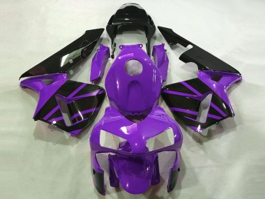 Best 2003-2004 Honda CBR600RR Motorcycle Fairings - Purple Glossy Black OEM Style
