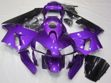 Best 2003-2004 Honda CBR600RR Motorcycle Fairing - Purple Glossy Black
