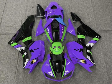 Best 2013-2023 Honda CBR600RR Motorcycle Fairings - Purple Green Blue Glossy Black Shark