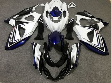 Best 2009-2016 Suzuki GSXR 1000 Motorcycle Fairings - Blue White Black