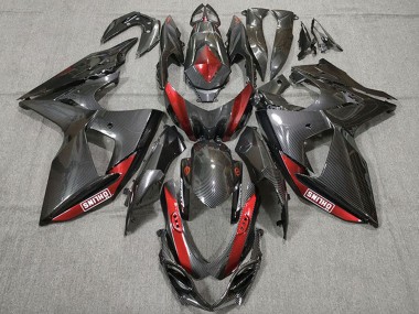 Best 2009-2016 Suzuki GSXR 1000 Motorcycle Fairings - Carbon Fiber Red
