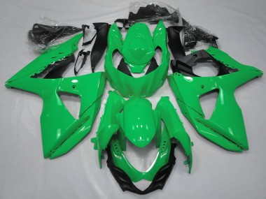 Best 2009-2016 Suzuki GSXR 1000 Motorcycle Fairing - Green Black