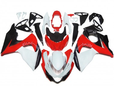 Best 2009-2016 Suzuki GSXR 1000 Motorcycle Fairing Kits - White Red Black