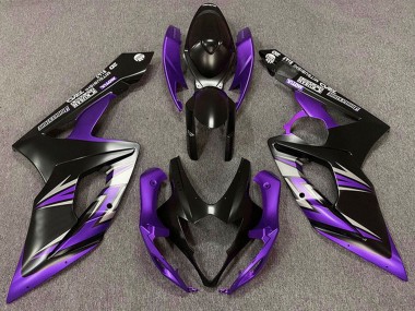 Best 2005-2006 Suzuki GSXR 1000 Motorcycle Fairing - Matte Black Purple