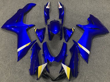 Best 2011-2024 Suzuki GSXR 600 / GSXR 750 Abs Motorcycle Fairings - Blue White Yellow
