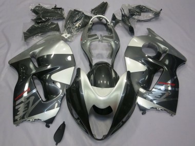 Best 1996-2007 Suzuki GSXR 1300 Motorcycle Fairings - Grey and Silver