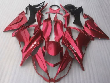 Best 2016-2020 Kawasaki ZX10R Motorcycle Fairings - Glossy Candy Red