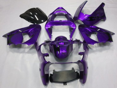 Best 2000-2002 Kawasaki ZX6R Motorcycle Fairings - Purple