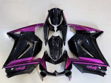 Best 2008-2012 Kawasaki Ninja 250 Motorcycle Fairings - Glossy Black Purple