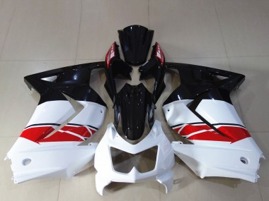 Best 2008-2012 Kawasaki Ninja 250 Motorcycle Fairing - White Red Glossy Black