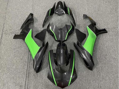 Best 2015-2019 Yamaha R1 Motorcycle Fairings - Carbon Fiber Green