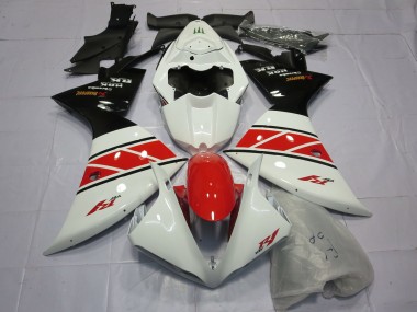 Best 2012-2014 Yamaha R1 Motorcycle Fairings - White Red Black