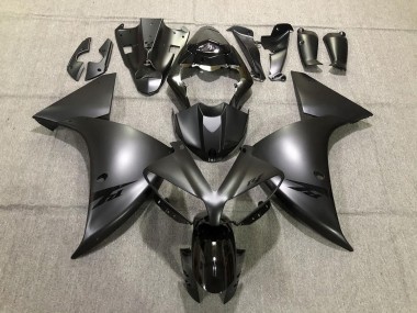 Best 2012-2014 Yamaha R1 Motorcycle Fairings - Glossy Black Matte Black