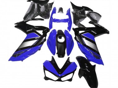 Best 2015-2018 Yamaha R3 Motorcycle Fairing - Blue Silver Glossy Black Yamalube