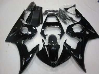 Best 2005 Yamaha R6 Motorcycle Fairings - Glossy Black