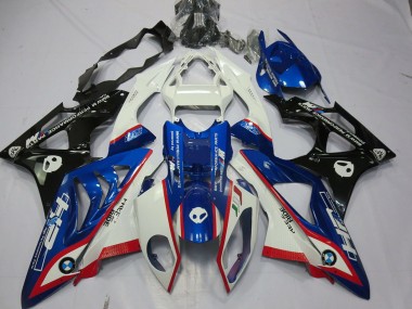 Best 2009-2014 BMW S1000RR Motorcycle Fairing - White Red Blue Glossy Black HP