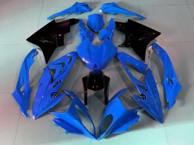 Best 2009-2014 BMW S1000RR Motorcycle Fairings - Blue Glossy Black