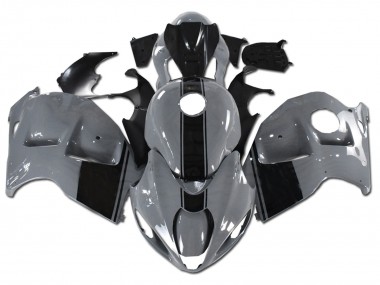 Best 1996-2007 Suzuki GSXR 1300 Hayabusa Motorcycle Fairings - Nardo Grey Black No Decal