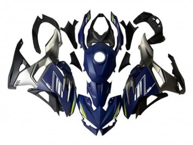 Best 2024-2025 Kawasaki Ninja 500 EX500R Motorcycle Fairings - Blue White Yellow Silver Black