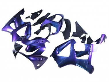 Best 2000-2001 Honda CBR900RR 929 Motorcycle Fairings - Chameleon Blue Purple