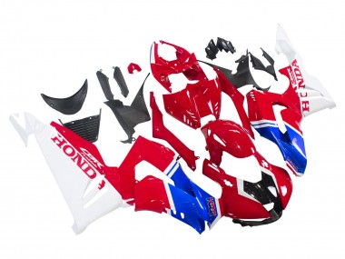 Best 2020-2023 Honda CBR1000RR-R Motorcycle Fairings Kits - White Red Blue HRC