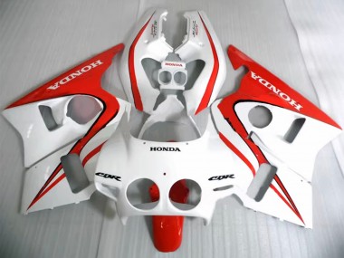 Best 1987-1989 Honda CBR400RR NC23 Motorcycle Fairings - White Red
