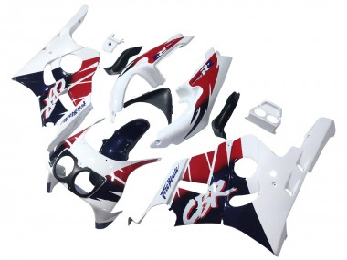Best 1990-1999 Honda CBR400RR NC29 Motorcycle Fairings - White Red Dark Blue Fireblade