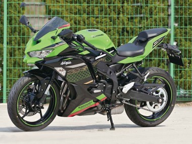Best 2019-2025 Kawasaki ZX25R ZX-25R Motorcycle Fairings - Green Black Red Honeycomb