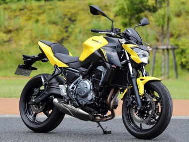 Best 2017-2019 Kawasaki Ninja Z650 Motorcycle Fairings - Yellow Black