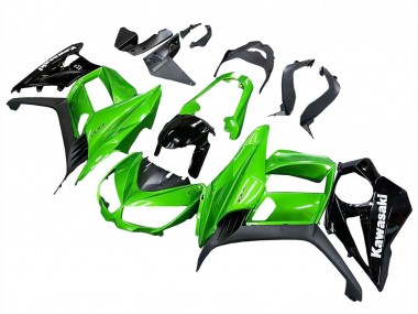 Best 2010-2016 Kawasaki Z1000SX Motorcycle Fairings - Glossy Black Matte Black Green