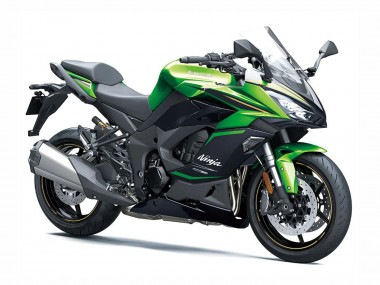 Best 2020-2025 Kawasaki Z1000SX Motorcycle Fairings - Black Green Ninja