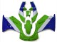 1989-1990 Kawasaki ZXR250 Motorcycle Fairings - Green White Blue