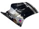1989-1990 Kawasaki ZXR250 Motorcycle Fairings - Glossy Black Grey Elf Touch4 Bridgestone