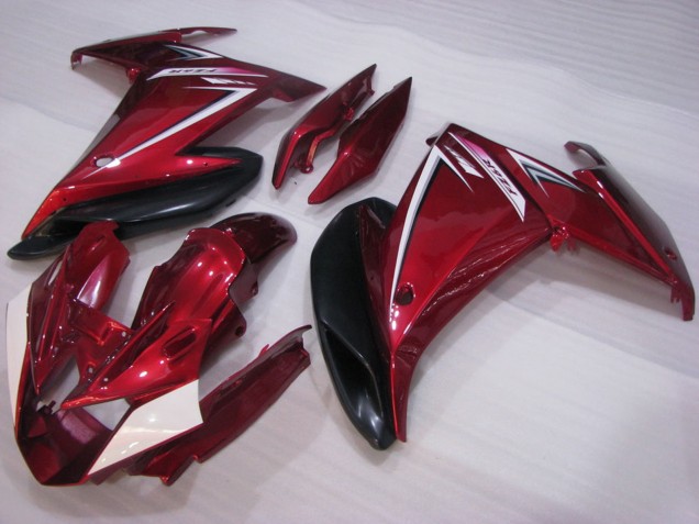 2009-2015 Yamaha FZ6R Motorcycle Fairings - Red White Black
