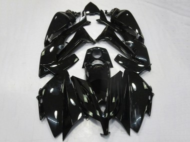 Best 2012-2014 Yamaha TMAX530 Motorcycle Fairings - Glossy Black