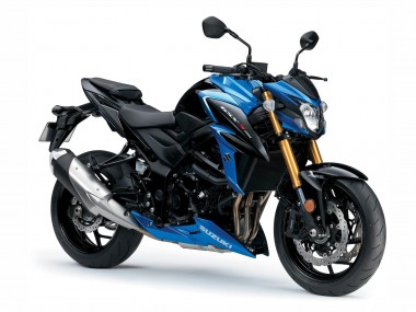 Best 2017-2022 Suzuki GSX-S 750 Motorcycle Fairing - Blue Black