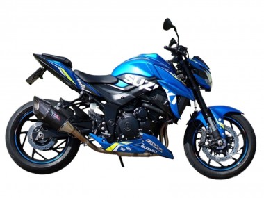 Best 2017-2022 Suzuki GSX-S 750 Motorcycle Fairings - Blue Ecstar