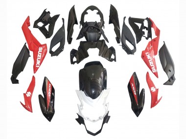 Best 2017-2022 Suzuki GSX-S 750 Motorcycle Fairings - Red White
